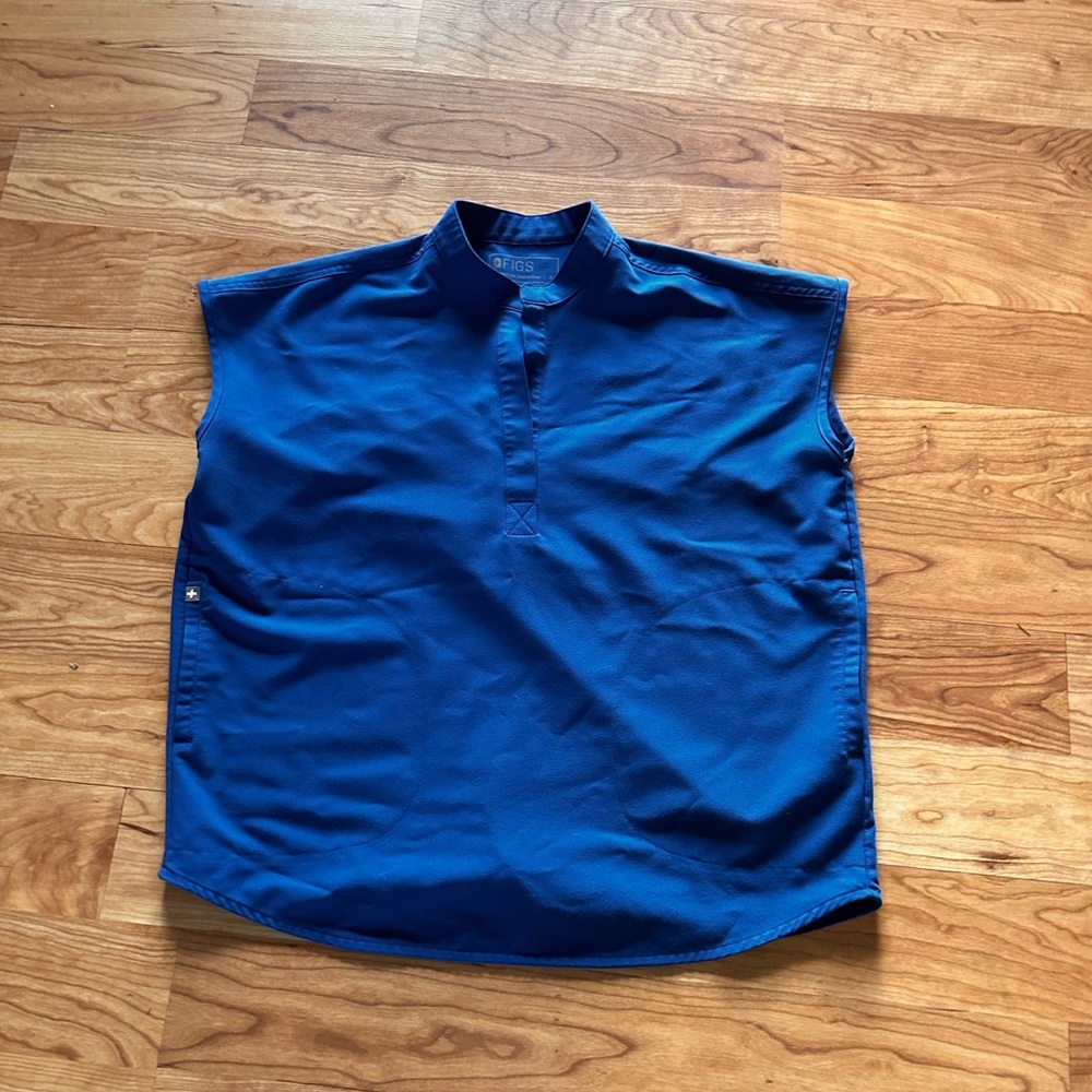 Figs Winning Blue Rafaela Scrub Top - Small